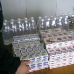 Băuturi alcoolice, ţigări şi produse cosmetice confiscate de poliţiştii harghiteni