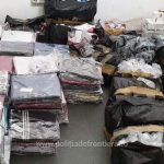 Mii de bunuri susceptibile de contrafacere, confiscate la frontieră