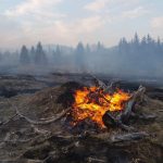 13 incendii de vegetaţie, în judeţul Harghita, doar în acest sfârşit de săptămână