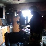 Panică în zona Pieței Traian: Un apartament a fost cuprins de flăcări