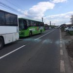 ASTĂZI: Accident între două autobuze, la Târnăveni. TREI FEMEI accidentate ușor