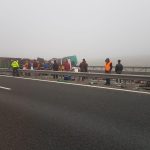 Video | Circulație blocată pe A 2, la Cernavodă, în urma unui grav accident de circulație