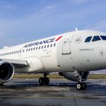 FOTO: Un Airbus de la Air France  a ajuns azi pentru mentenanță la Aerostar Bacău