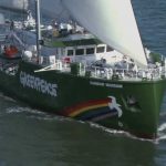 Rainbow Warrior, nava-fanion a Greenpeace, acostează în Portul Constanța