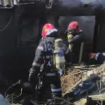 FOTO&VIDEO. Incendiu la fabrica de ulei de la Cănțălărești