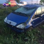 O șoferiță din Craiova, la un pas de tragedie, pe un drum național din Olt – FOTO