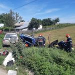 Trei morți după ce un autoturism a intrat într-un stâlp, pe DN 61