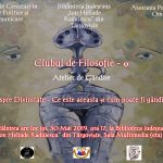 O nouă întâlnire a Clubului de filosofie la sediul Bibliotecii Judeţene „I. H. Rădulescu”