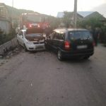 Accident spectaculos la Cândești.Două persoane au fost rănite