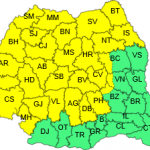 Cod galben de vreme severă pentru județul Suceava