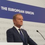 VIDEO | Donald Tusk, discurs în română: “M-am îndrăgostit de Sibiu!”