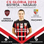 Denisa Giurgiuca și-a încheiat contractul cu CS Gloria 2018 Bistrița-Năsăud