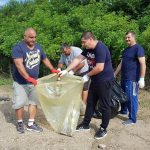 Sute de voluntari din Giurgiu au ecologizat malurile Dunării