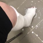 O gălăţeancă şi-a rupt piciorul din cauza extinderii terasei de la Spicu