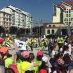 Video| „Marșul indicatoarelor rutiere” a animat centrul Târgoviștei