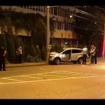 Un șofer beat a intrat cu mașina în stâlp (FOTO-VIDEO)