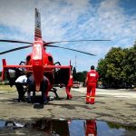 Tânără transferată cu elicopterul la Iași după ce s-a electrocutat