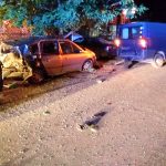 Accident într-o comună din Olt. Autoturisme distruse de un şofer începător – VIDEO