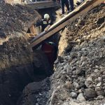 Bărbat prins sub un mal de pământ. Incidentul s-a produs în localitatea Tonciu din județul Bistrița-Năsăud