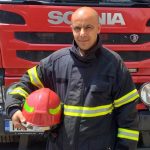 Un pompier din Roșiorii de Vede și-a demonstrat eroismul în timpul liber