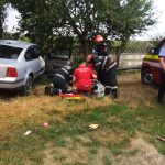 Un bărbat se zbate între viață și moarte după un accident produs pe un drum județean din Bistrița-Năsăud (FOTO)