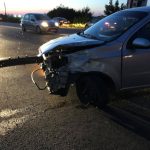 Un motociclist a ajuns la spital, după un accident la ieșirea din Timișoara