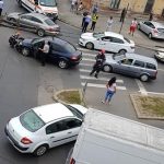Accident într-o intersecție din Timișoara soldat cu doi răniți