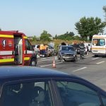 Accident în lanț pe șoseaua dintre Timișoara și Sânicolau Mare