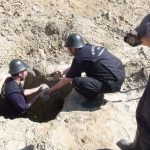 Muniție neexplodată asanată de pompierii militari în comuna Borșa