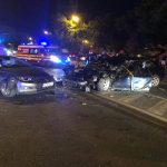 Accident violent pe un bulevard din Timișoara. Mașini făcute praf și oameni răniți