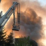 Incendiu izbucnit la o casă din municipiul Bistrița (FOTO/VIDEO)