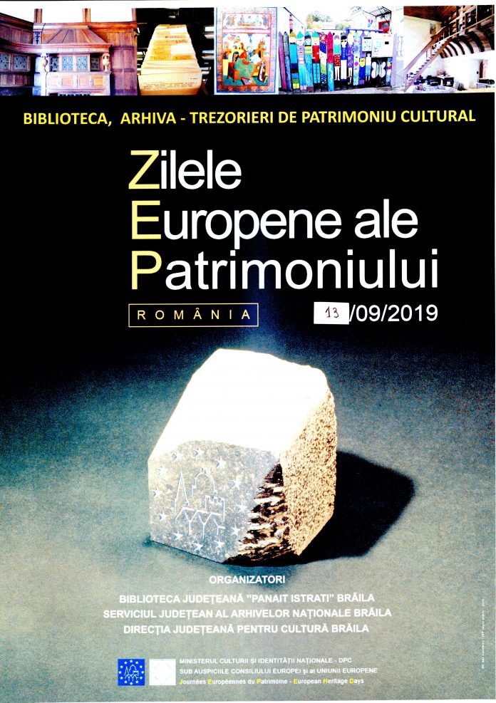Expoziție dedicată Zilelor Europene ale Patrimoniului la Bibliotecă