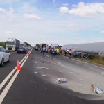 Accident pe un drum european din Dolj. O femeie a ajuns în stare gravă la spital. VIDEO