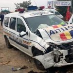 Polițiștii implicați în accidentul de pe DN1 în județul Alba mergeau la vizita medicală cu semnalele luminoase pornite