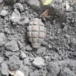 Grenadă găsită într-o curte din Bodești