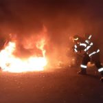 Incendiu violent într-o localitate de lângă Timișoara. Foto si video