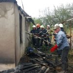 Incendiu puternic în județul Satu Mare