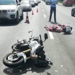 Accident mortal pe DN1, la Comarnic! Pieton lovit de o motocicletă