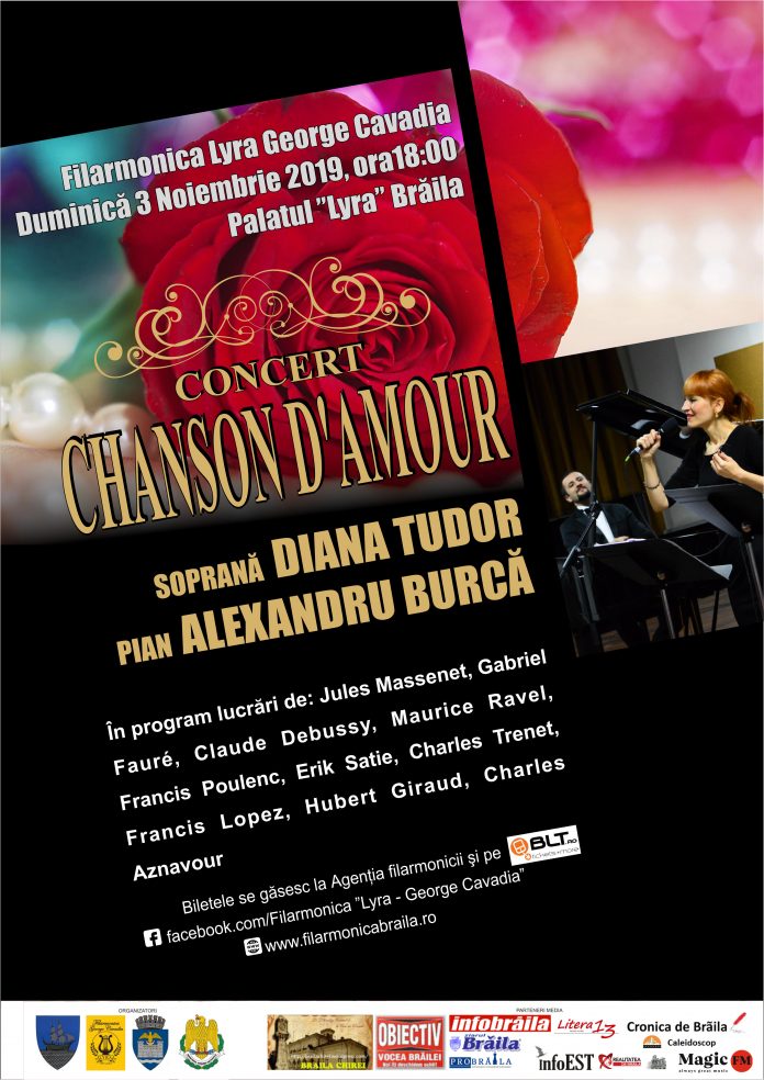 Recital ”Chanson d'amour” pe scena de la Palatul Lyra