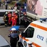 Accident în lanț, cu o persoană încarcerată, în municipiul Satu Mare