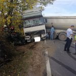 Circulație blocată pe DN 58 în localitatea Brebu, un grav accident rutier (3)