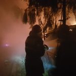 Incendiu de vegetație uscată în Craiova-VIDEO