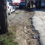 VIDEO: Accident pe Republicii: o mașină s-a înfipt într-un stâlp de beton