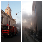 Incendiu la Biserica cu Lanțuri din Satu Mare. Intervin pompierii