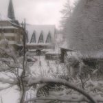 FOTO-VIDEO: Peisaje de basm la Slănic Moldova. Prima ninsoare din acest sezon