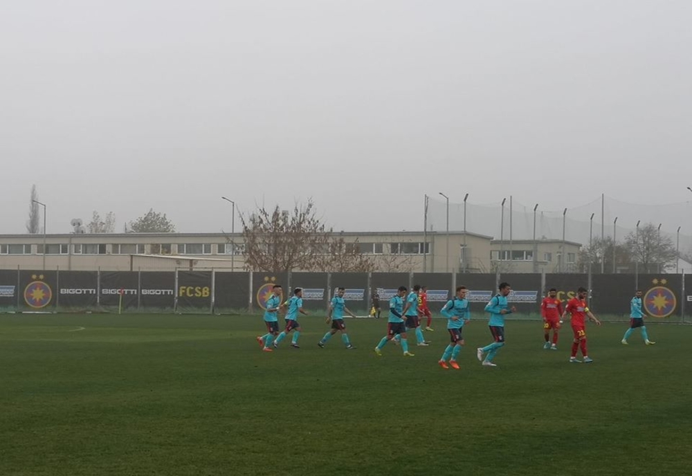 Șoc în amicalul zilei FCSB-Chindia Târgoviște 3-6