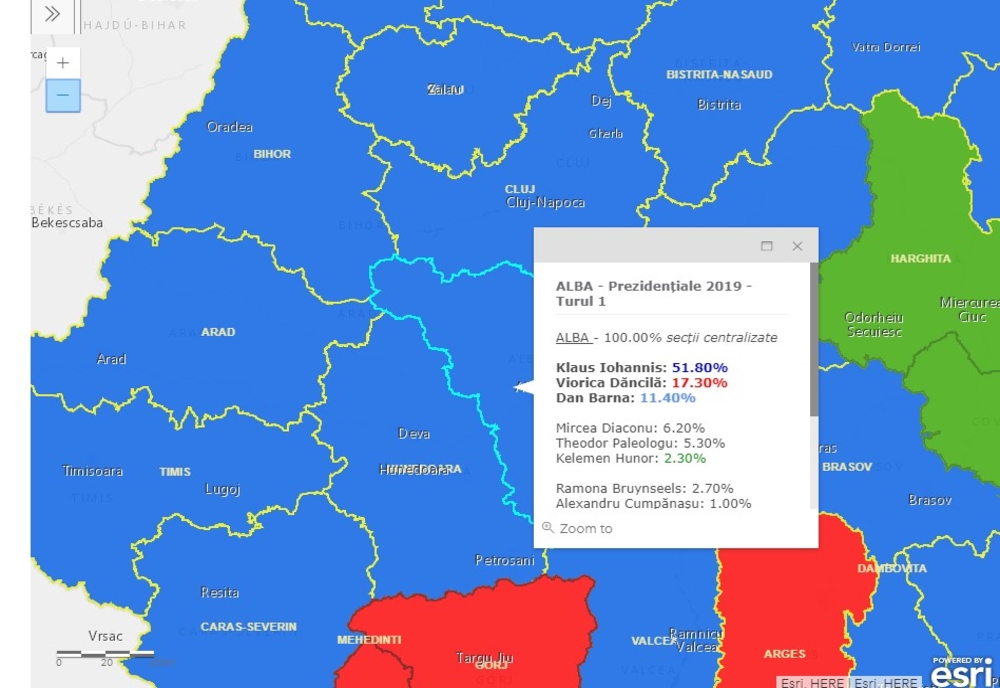 UPDATE ORA 11 : Cum arată votul în orașele din județul Alba