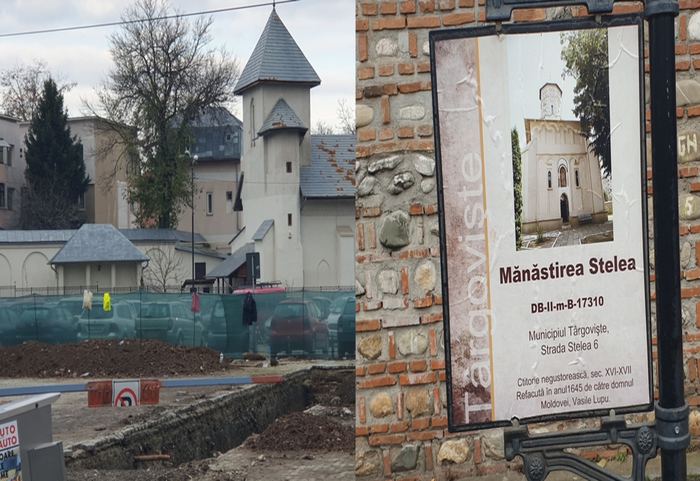 FOTO| Scandal imens la Târgoviște, ce vizează o construcție ce se ridică lângă o biserică monument