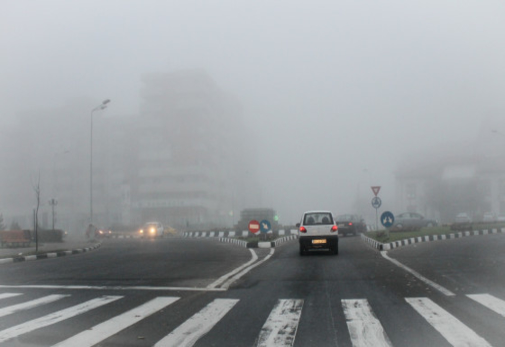Ceață densă pe drumurile din județul Giurgiu. Ce recomandă polițiștii