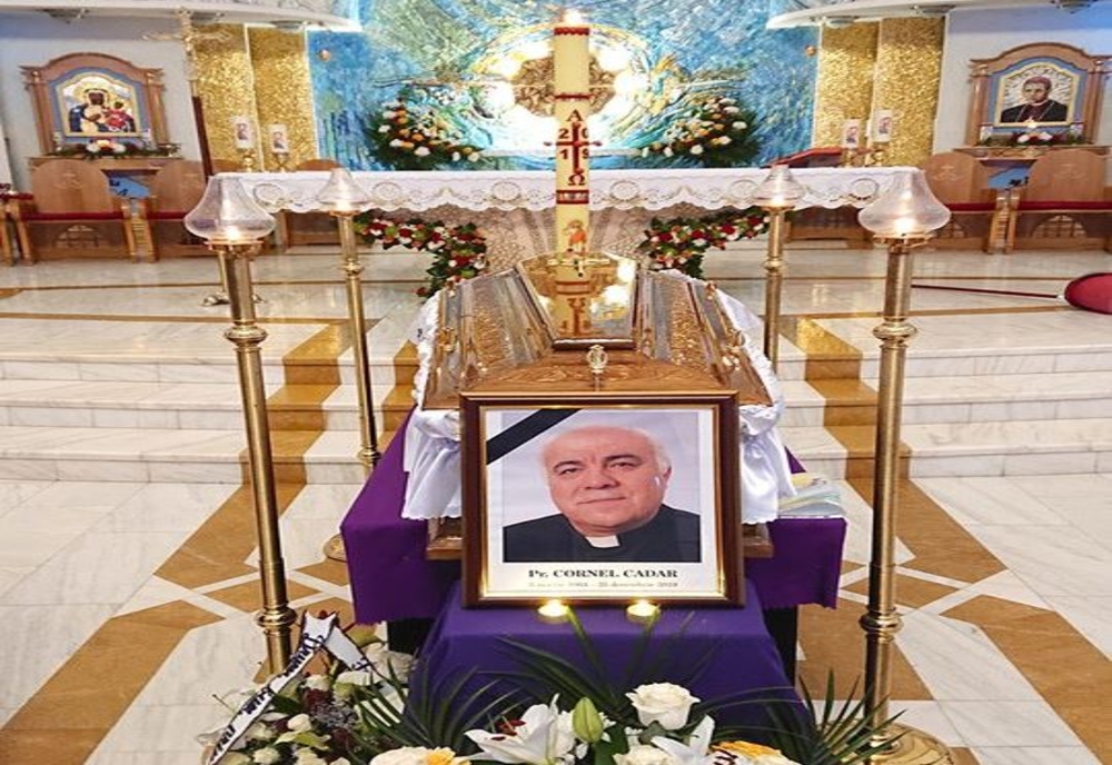 Părintele Cornel Cadar va fi înmormântat sâmbătă